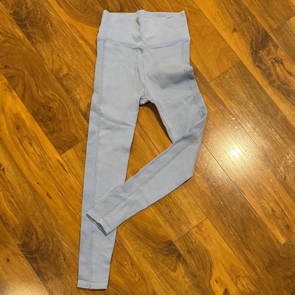 Aerie Light Blue High-Waisted Leggings - Picture 1 of 2